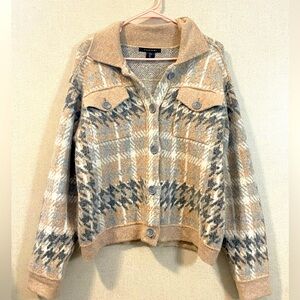 Tahari button up sweater